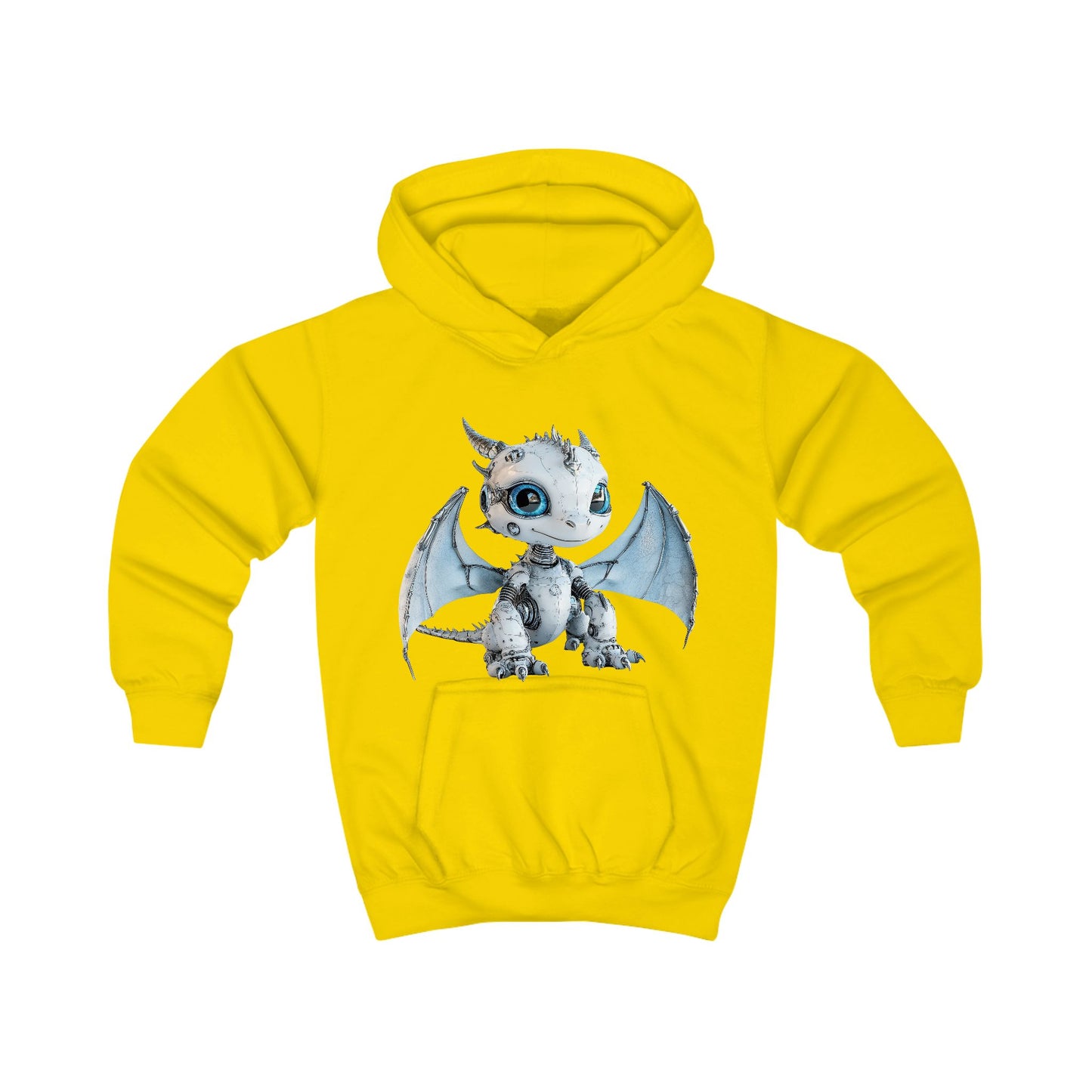 Icy Robot Dragon Kids Hoodie | Teeny Tiny Dragons