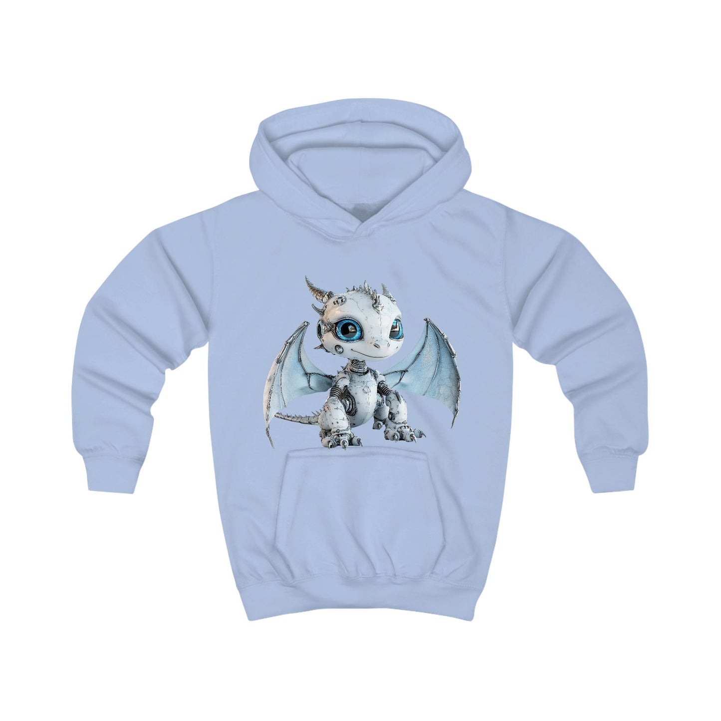 Icy Robot Dragon Kids Hoodie | Teeny Tiny Dragons