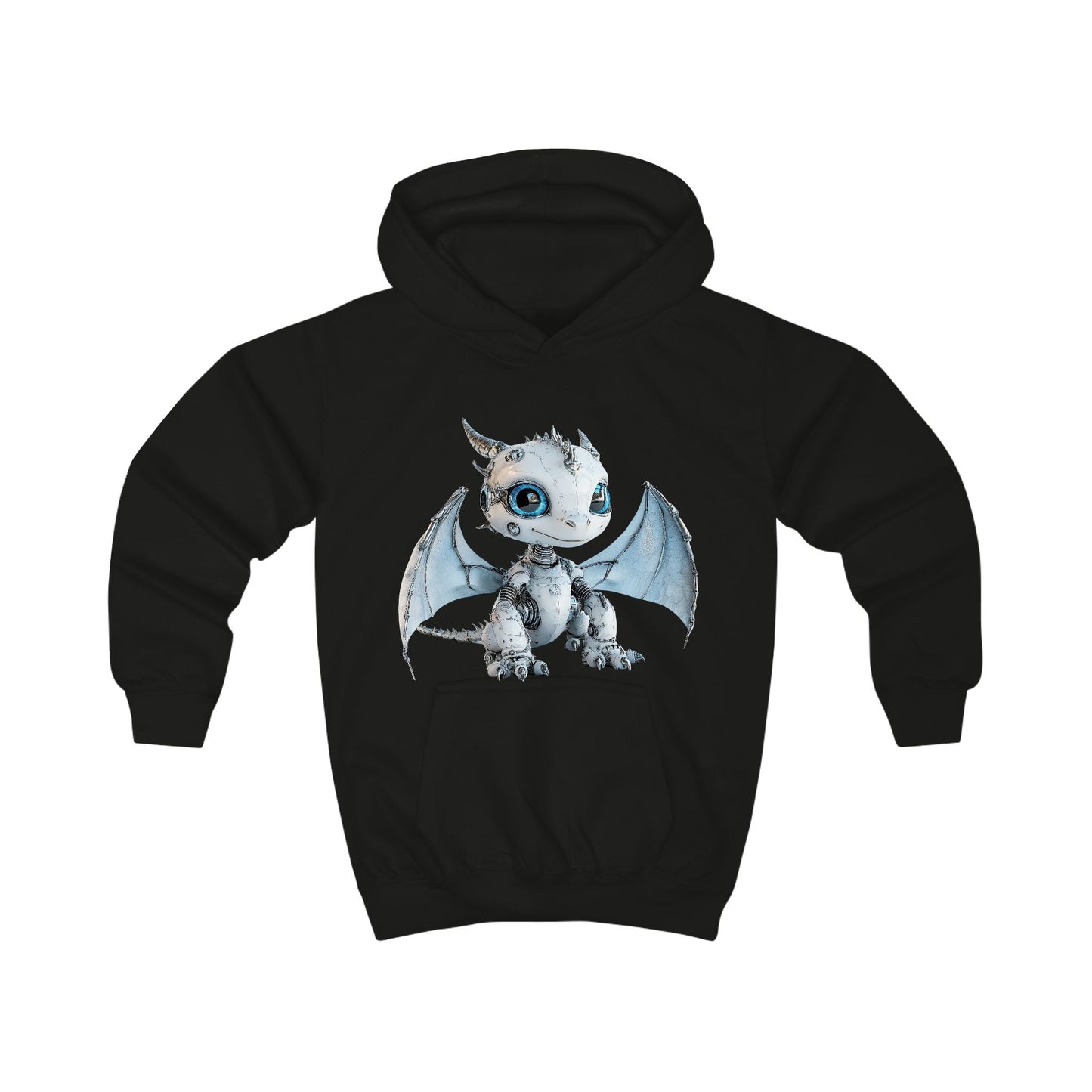 Icy Robot Dragon Kids Hoodie | Teeny Tiny Dragons