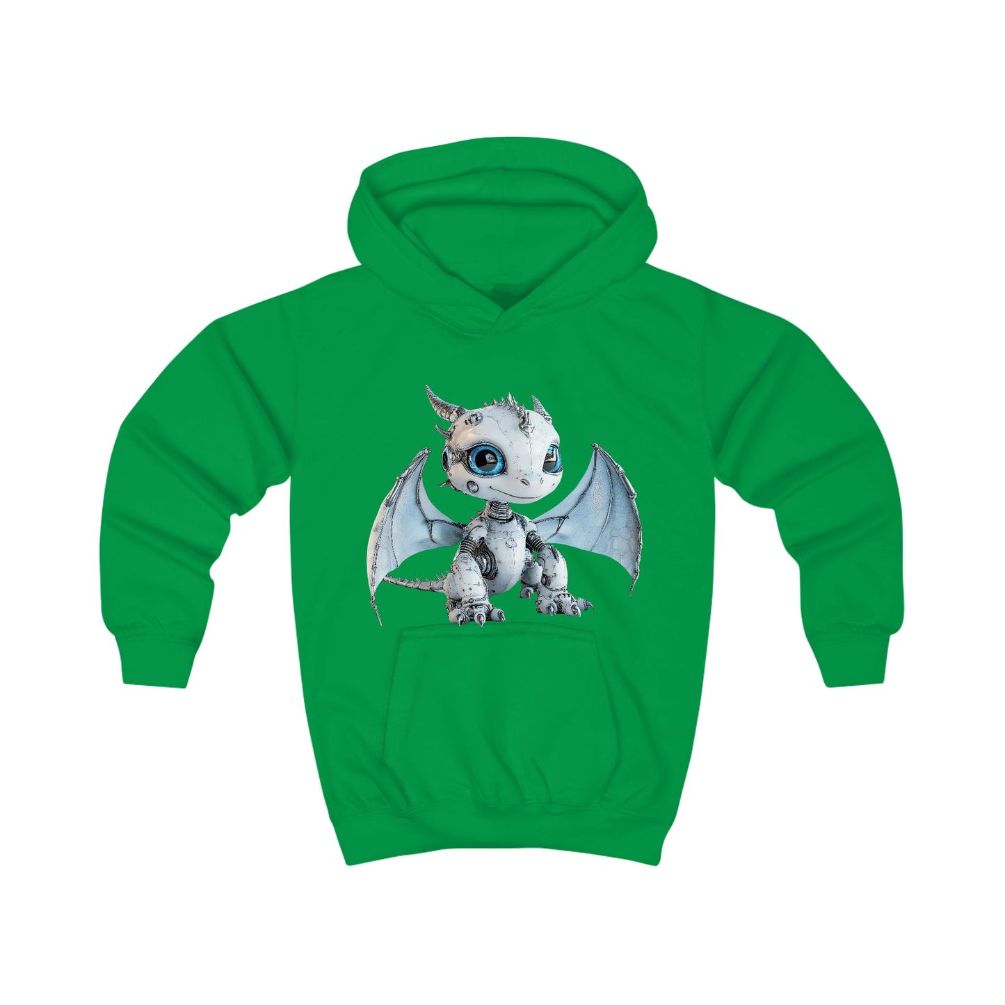 Icy Robot Dragon Kids Hoodie | Teeny Tiny Dragons