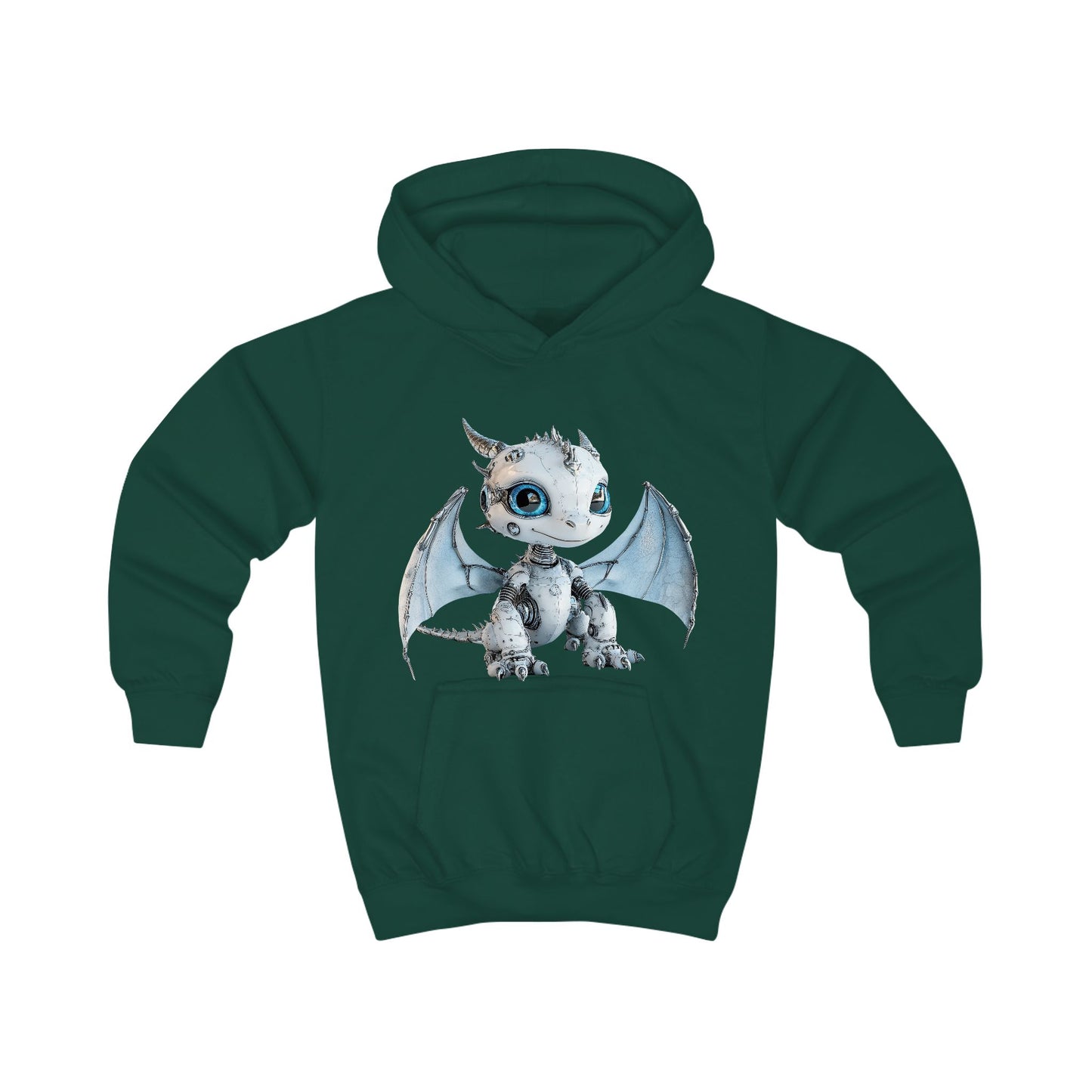 Icy Robot Dragon Kids Hoodie | Teeny Tiny Dragons