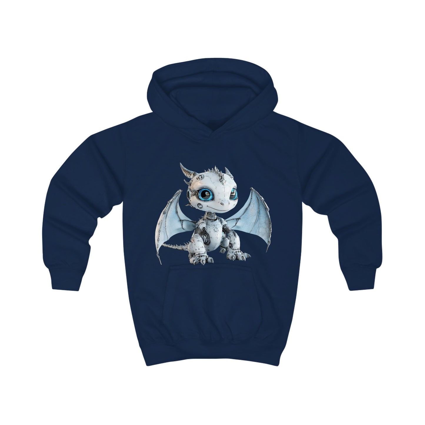 Icy Robot Dragon Kids Hoodie | Teeny Tiny Dragons