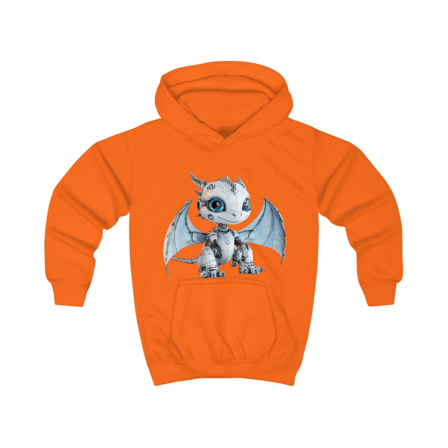 Icy Robot Dragon Kids Hoodie | Teeny Tiny Dragons