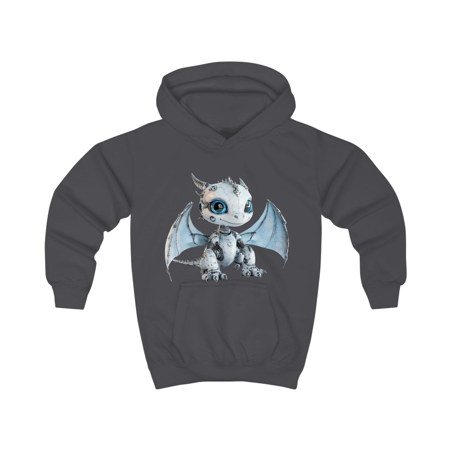Icy Robot Dragon Kids Hoodie | Teeny Tiny Dragons