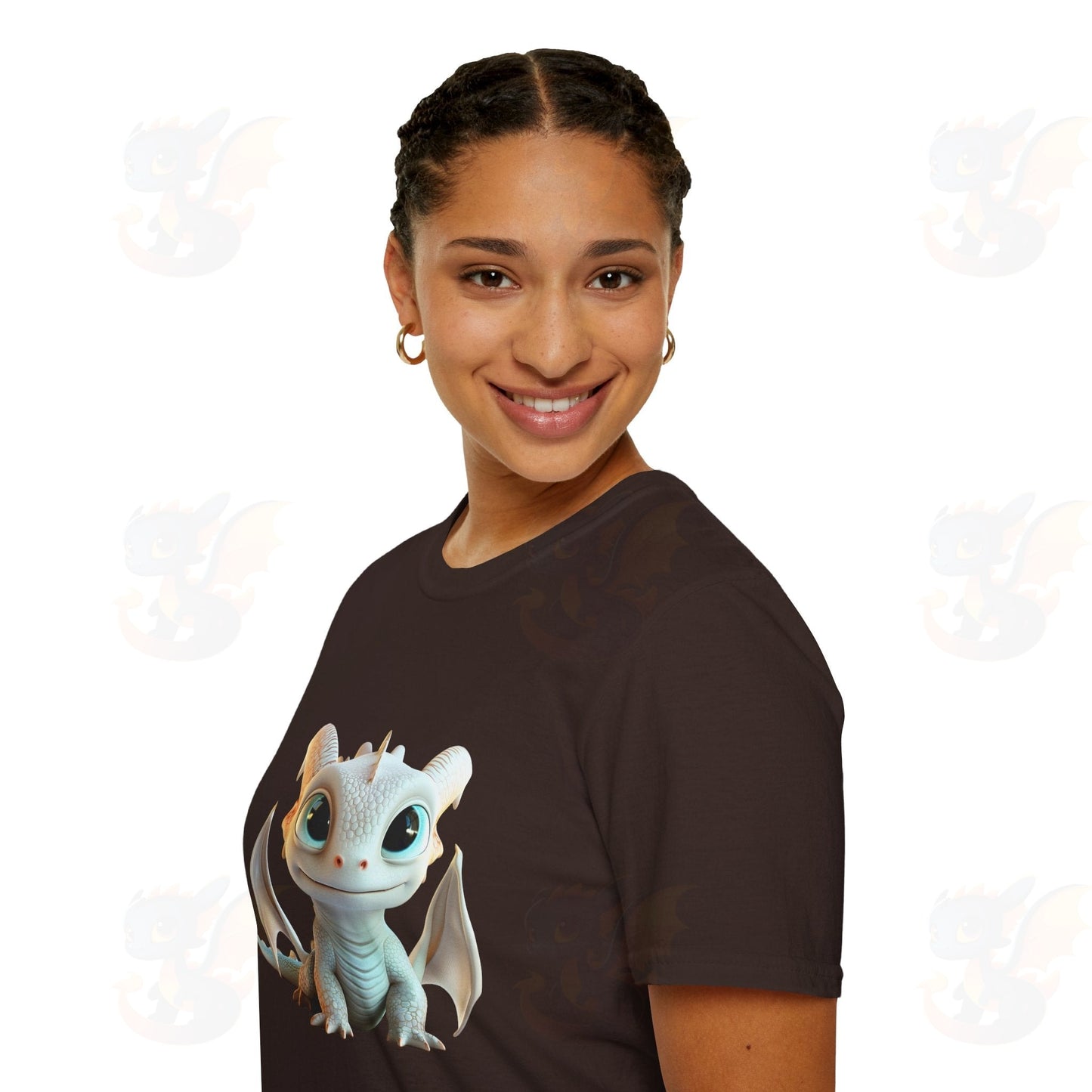 Cute Little Dragon - Unisex Softstyle T-Shirt