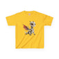 Cool Standing Robot Dragon Kids 100% Cotton T-Shirt - Teeny Tiny Dragons