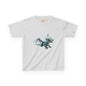 Flying White Dragon Kids Heavy Cotton T-Shirt - Teeny Tiny Dragons