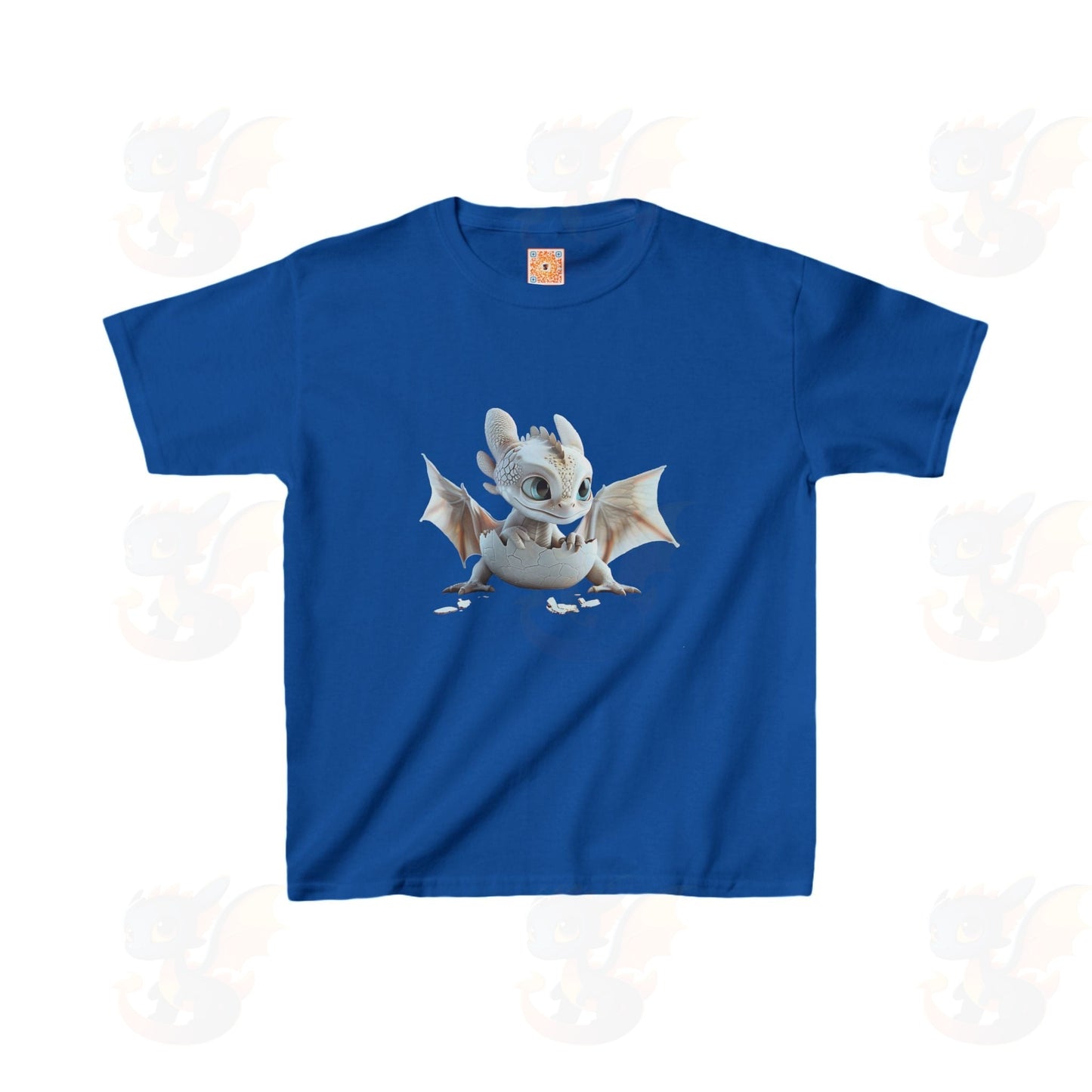 Cute Little Dragon - Kids Heavy Cotton™ T-Shirt