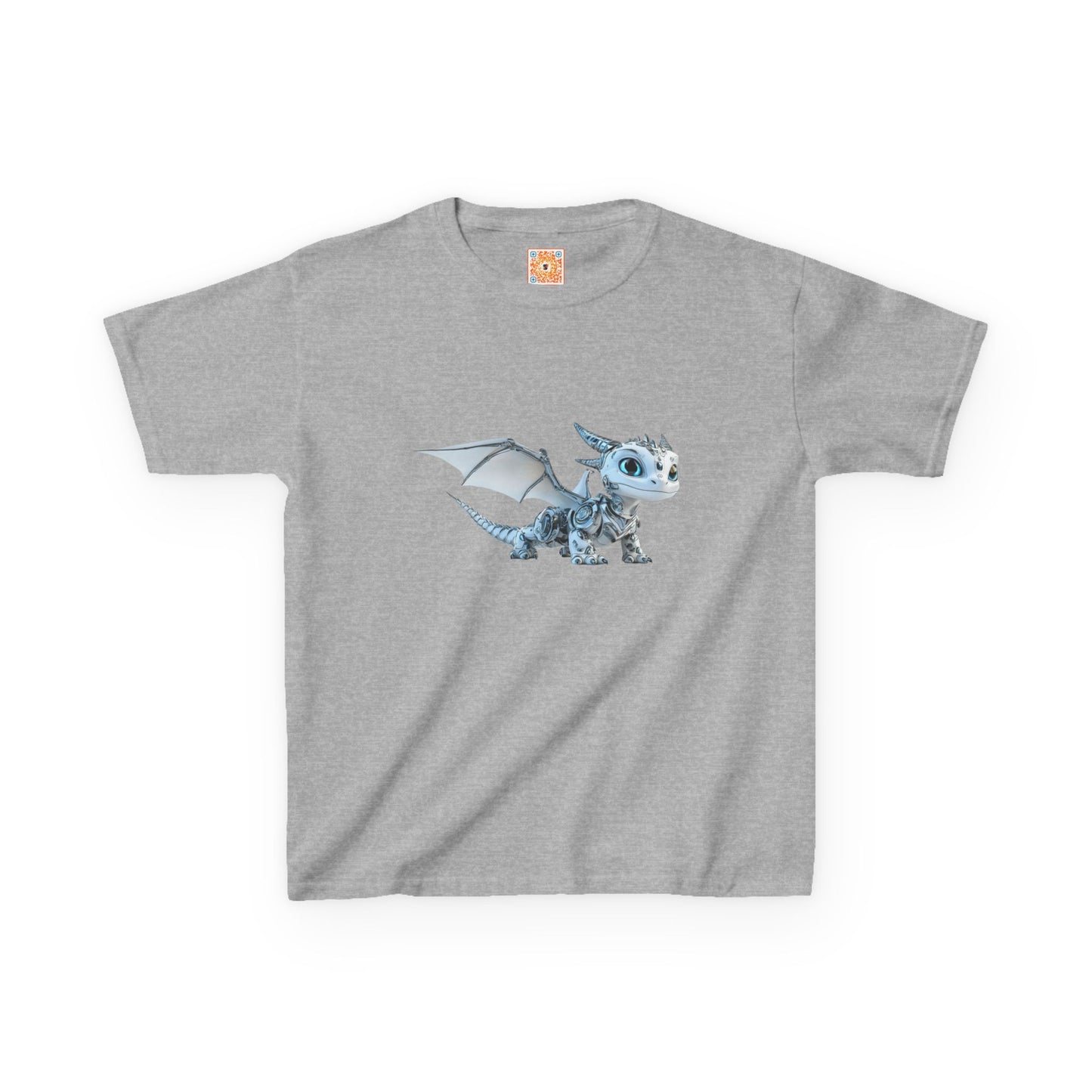 Fun Flying Robot Dragon Kids Heavy Cotton Tee - Teeny Tiny Dragons