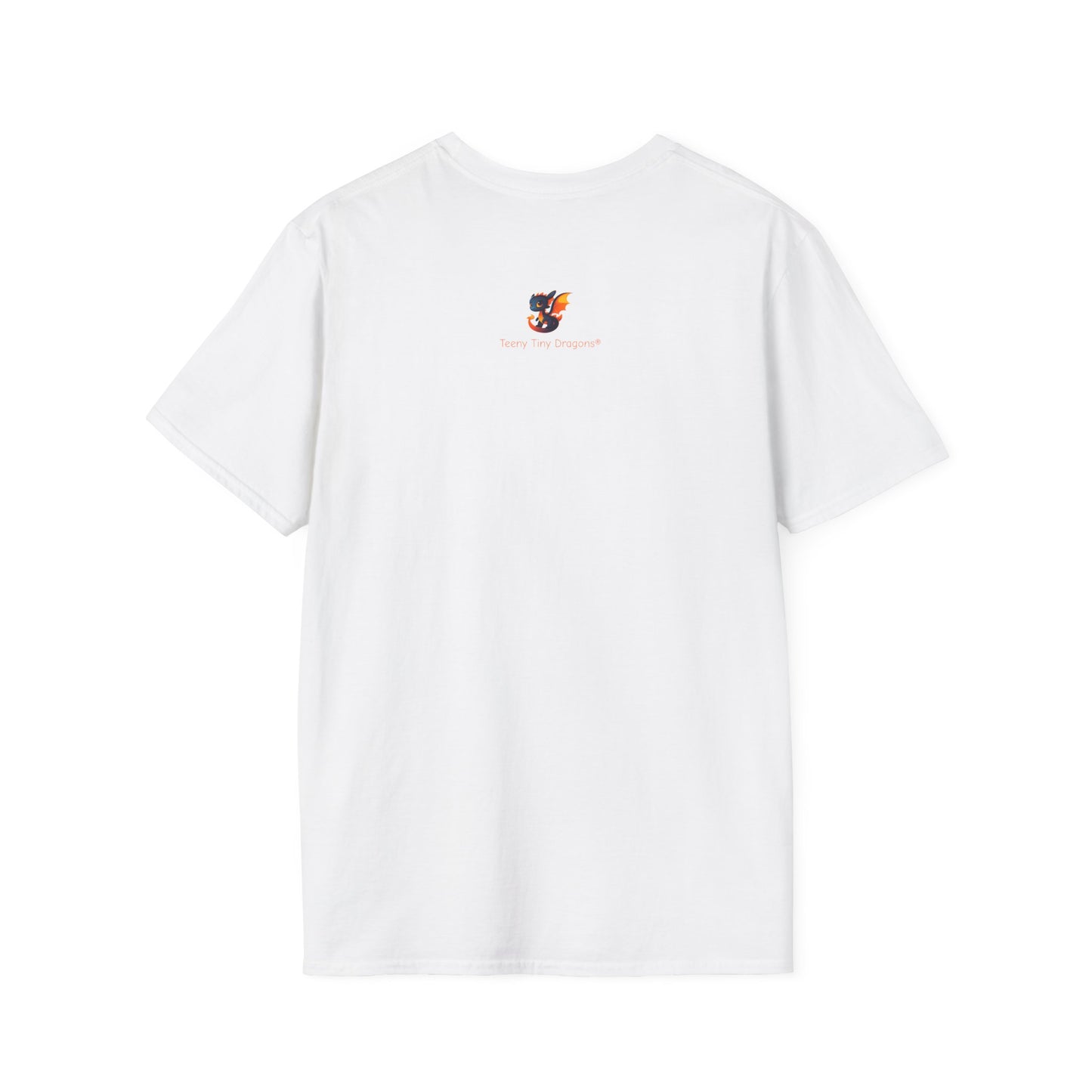 Twin Baby Dragons Adult Unisex Softstyle T-Shirt - Teeny Tiny Dragons