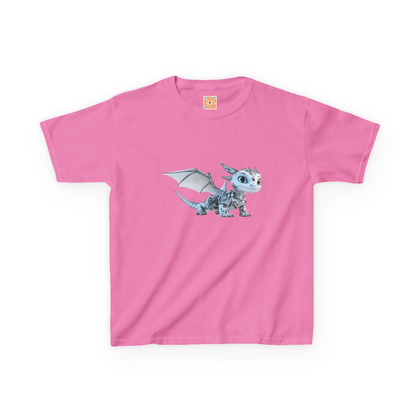 Fun Flying Robot Dragon Kids Heavy Cotton Tee - Teeny Tiny Dragons