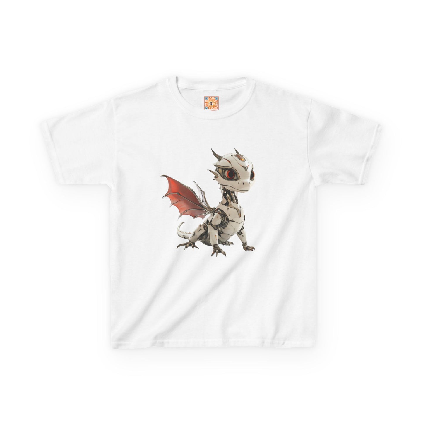Cool Standing Robot Dragon Kids 100% Cotton T-Shirt - Teeny Tiny Dragons