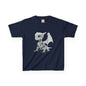 Little White Robot Dragon Kids Heavy Cotton T-Shirt - Teeny Tiny Dragons