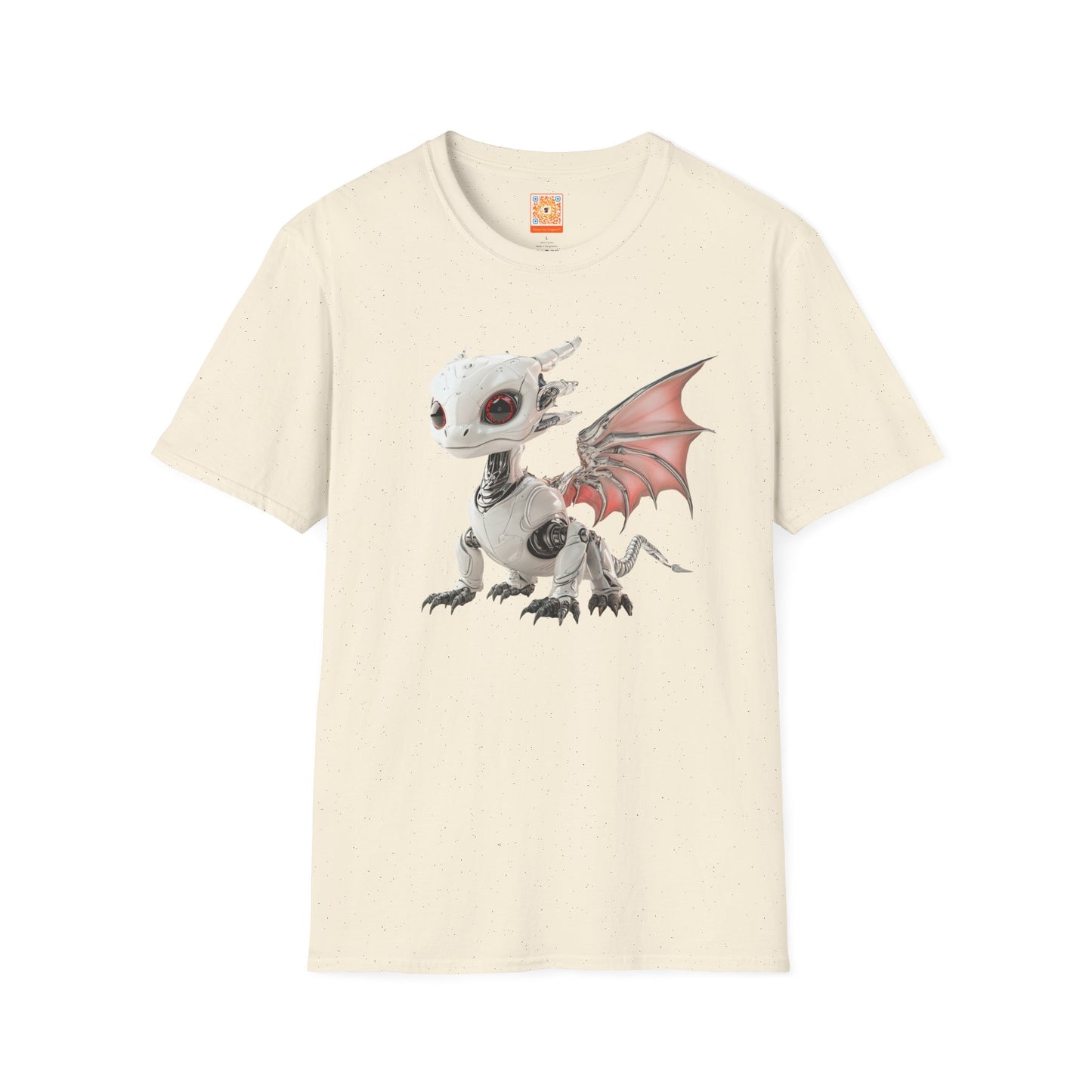 Blush Robot Dragon Adult T-Shirt - Teeny Tiny Dragons