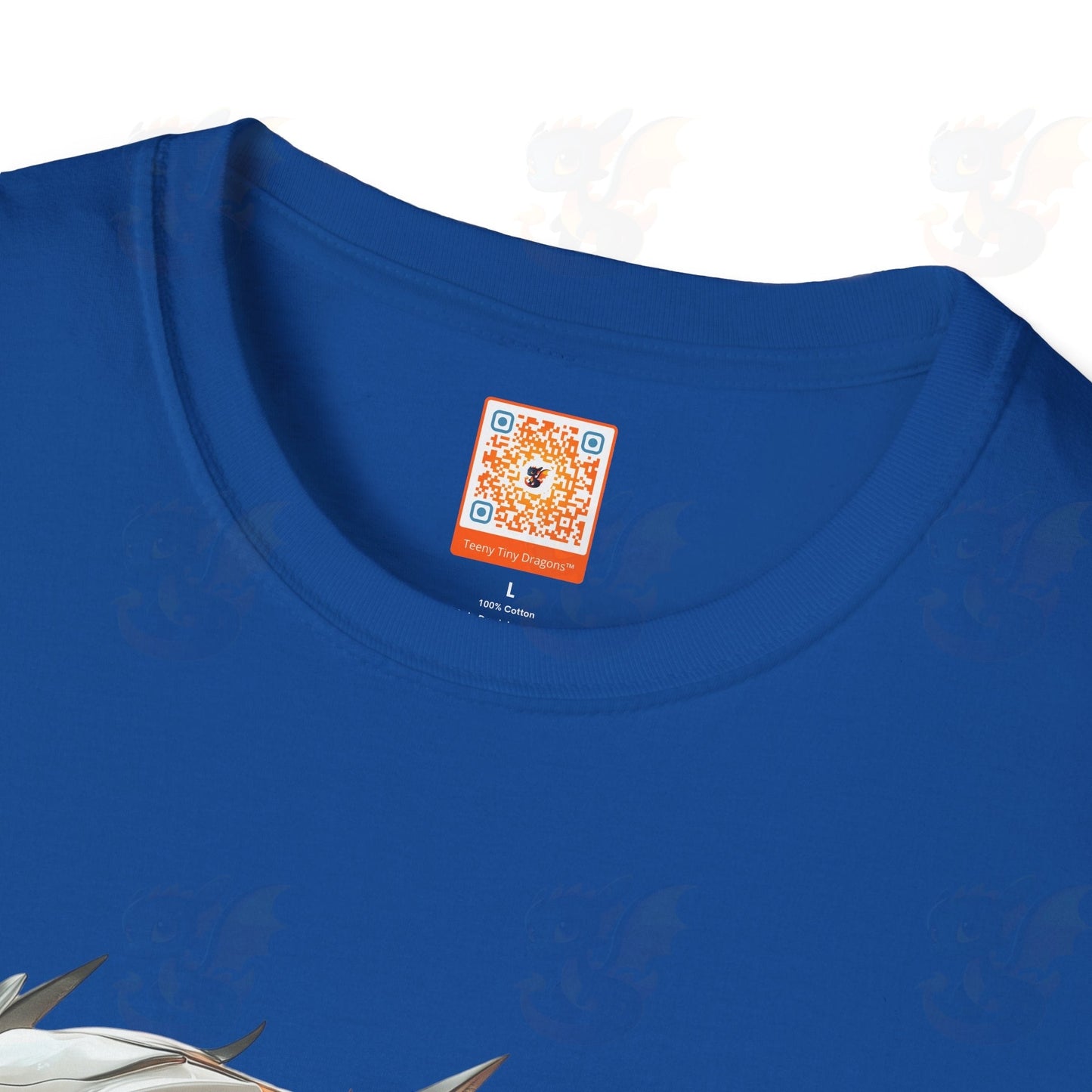 Adult Robot Dragon Design Unisex Softstyle T-Shirt