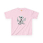 Cute White Robot Dragon Kids Heavy Cotton T-Shirt - Teeny Tiny Dragons
