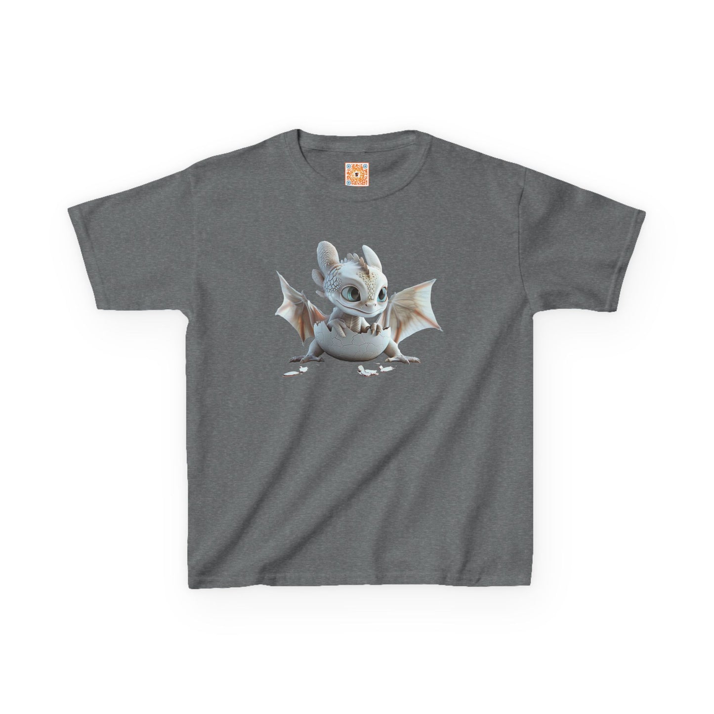 Baby Dragon Hatching Kids Heavy Cotton T-Shirt - Teeny Tiny Dragons