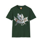 Baby Dragon Hatching from Egg Adult Unisex Softstyle T-Shirt - Teeny Tiny Dragons