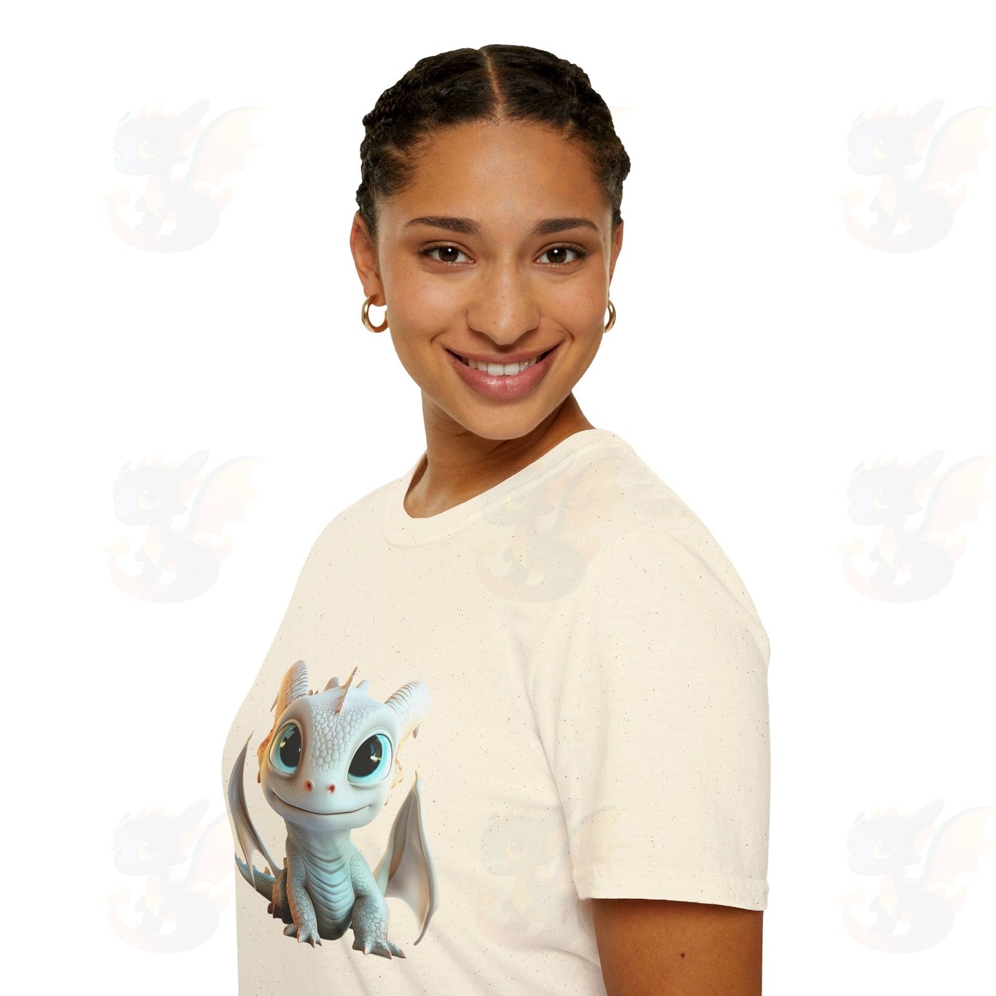 Cute Little Dragon - Unisex Softstyle T-Shirt
