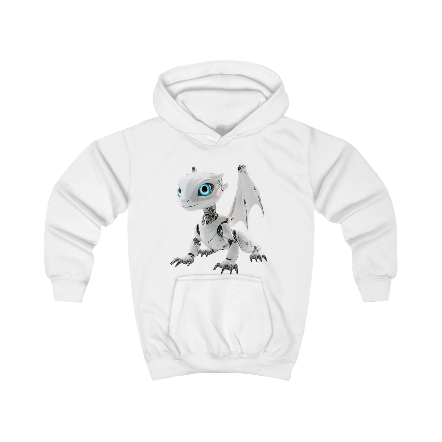 Cyber Robot Dragon Kids Hoodie | Teeny Tiny Dragons