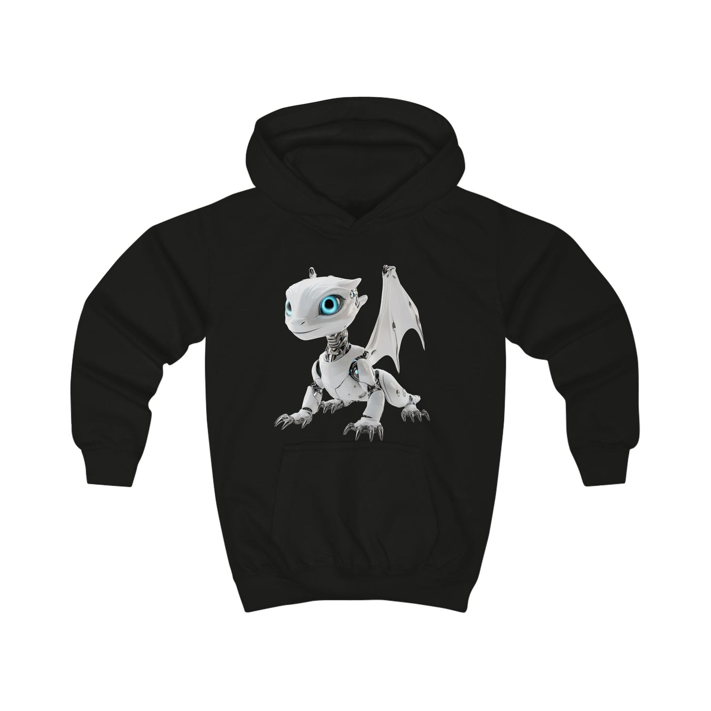 Cyber Robot Dragon Kids Hoodie | Teeny Tiny Dragons