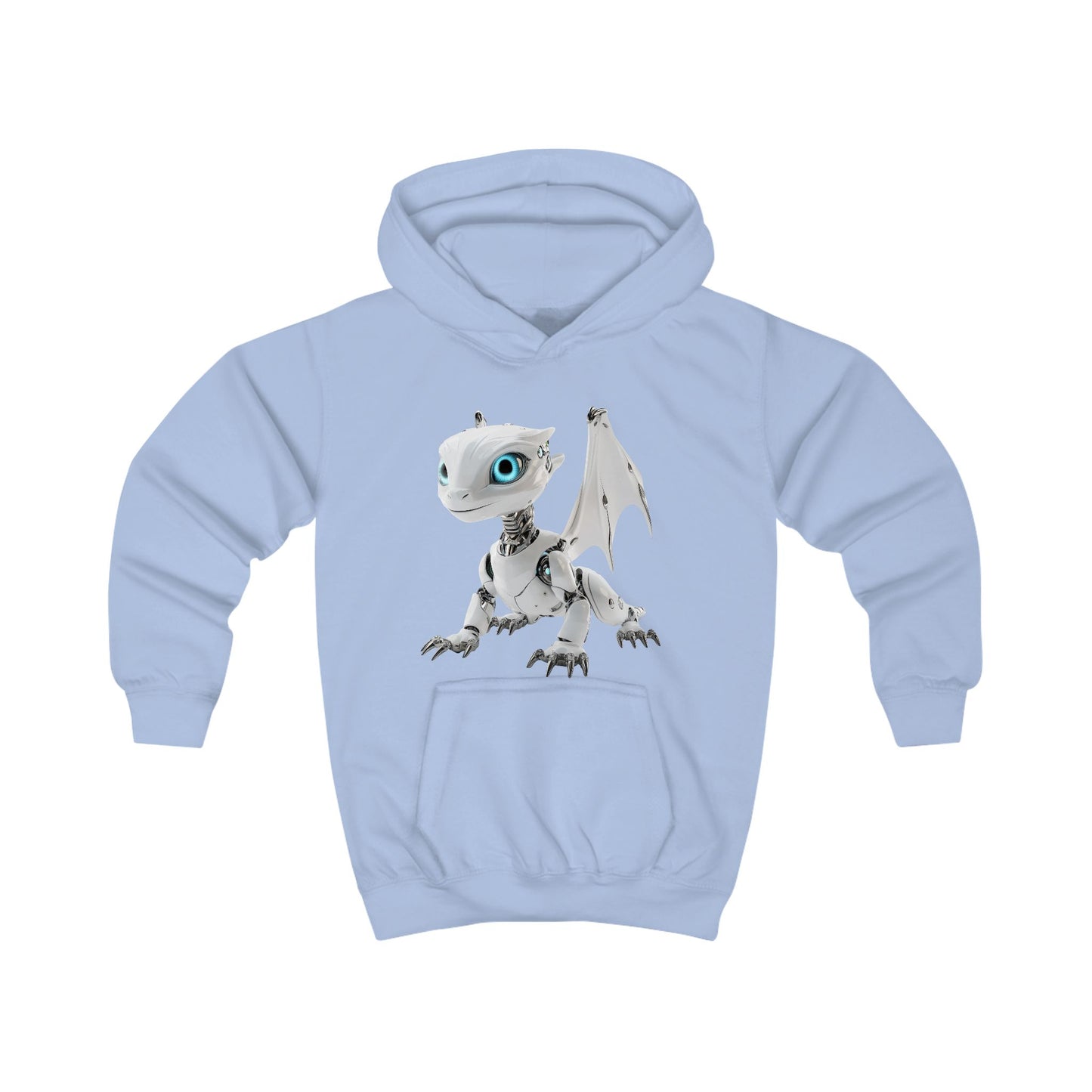 Cyber Robot Dragon Kids Hoodie | Teeny Tiny Dragons