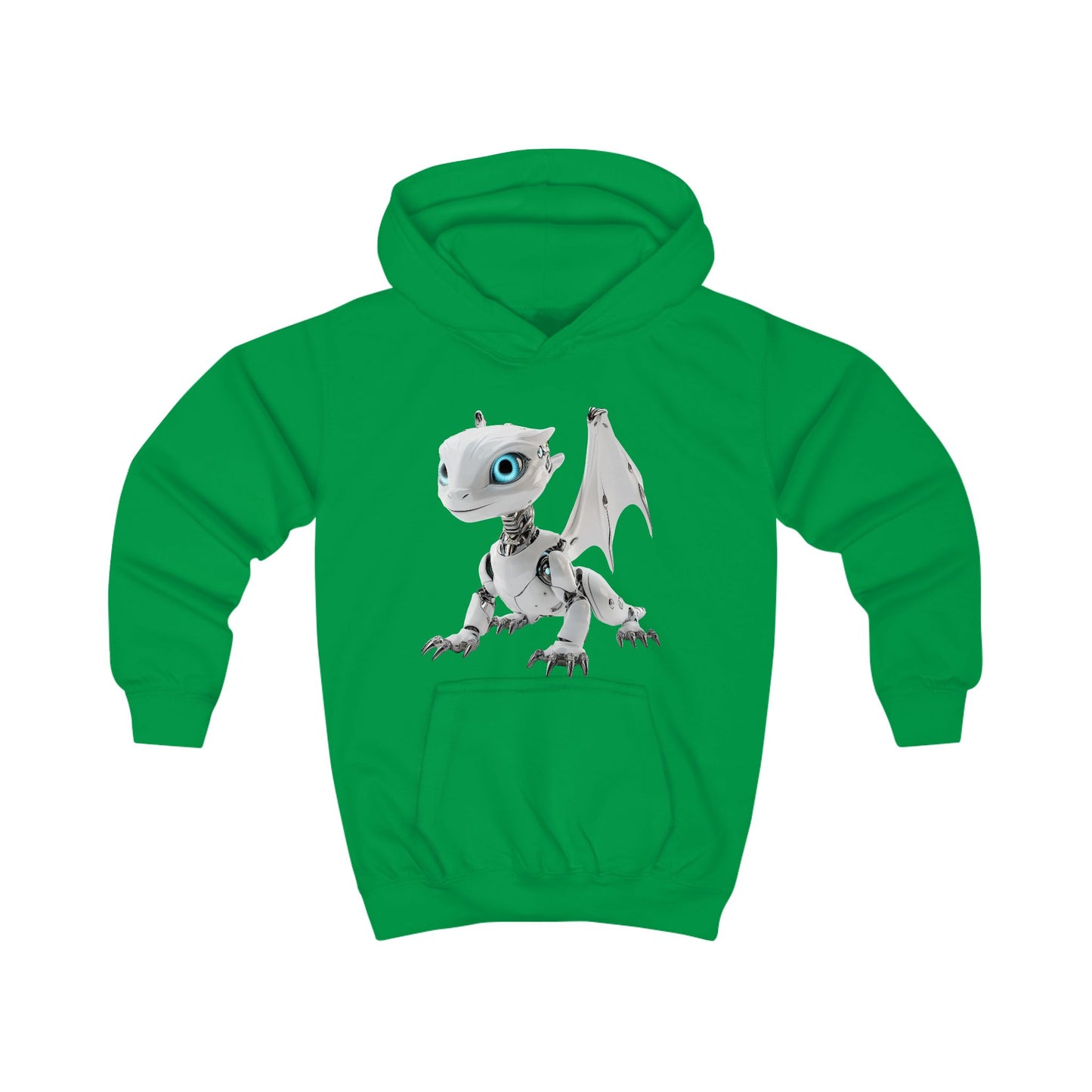 Cyber Robot Dragon Kids Hoodie | Teeny Tiny Dragons
