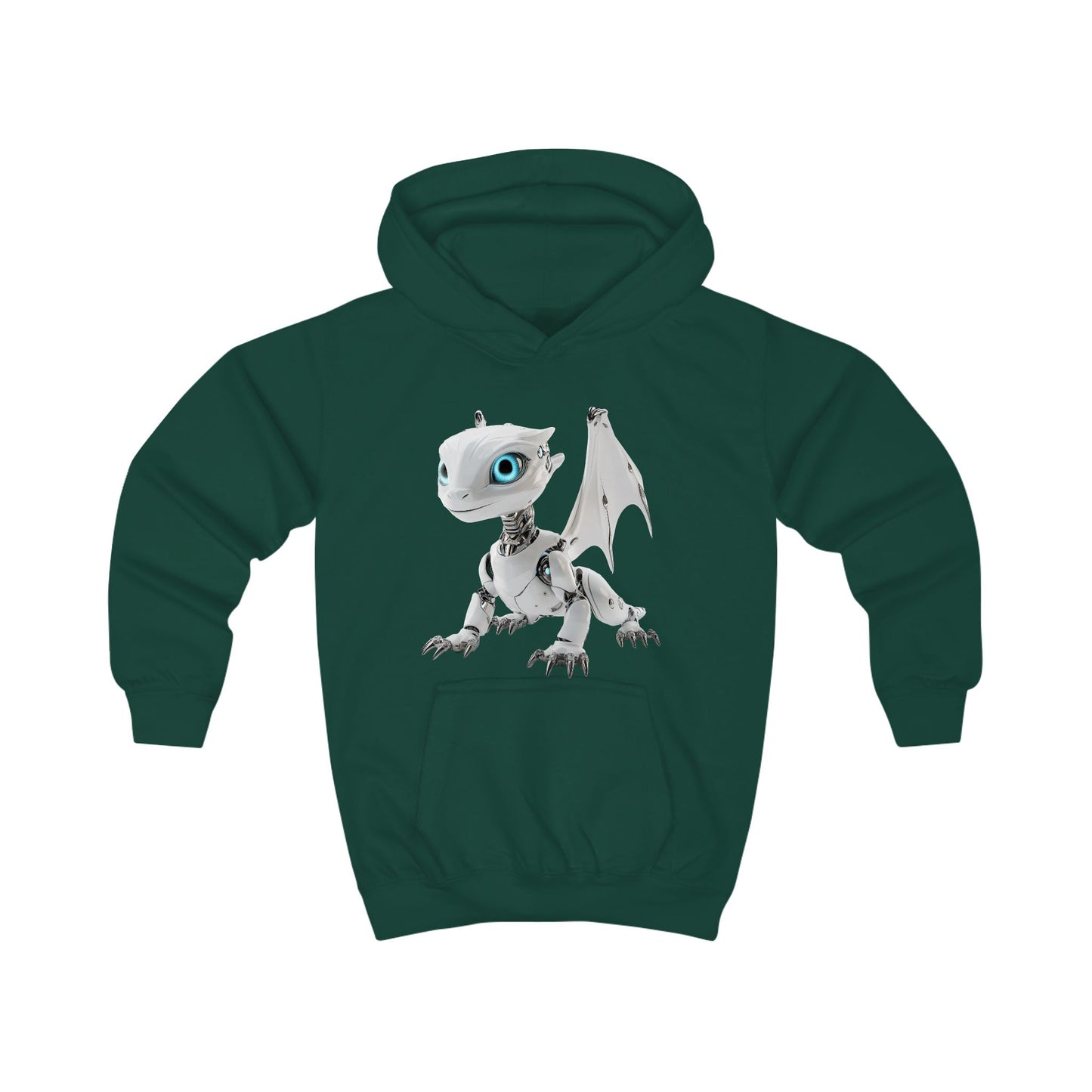 Cyber Robot Dragon Kids Hoodie | Teeny Tiny Dragons