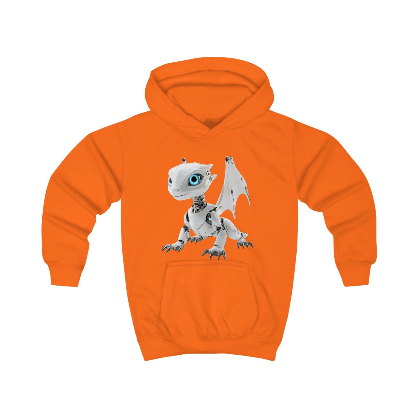 Cyber Robot Dragon Kids Hoodie | Teeny Tiny Dragons