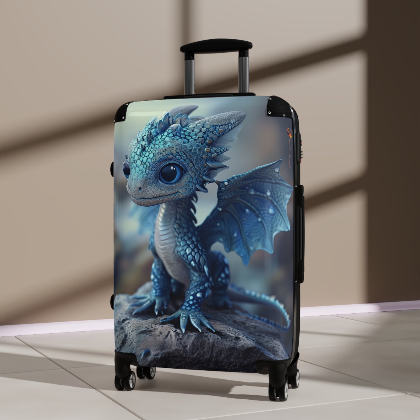 Beautiful Blue Dragon Kids Suitcase | Teeny Tiny Dragons