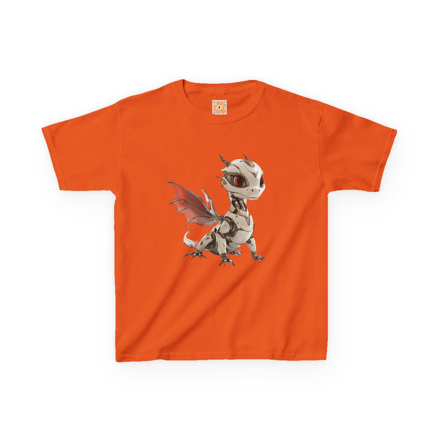 Cool Standing Robot Dragon Kids 100% Cotton T-Shirt - Teeny Tiny Dragons