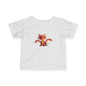 Adorable Red Dragon Infant Fine Jersey T-Shirt - Teeny Tiny Dragons