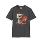 Big Eyed Baby Robot Dragon Adult Unisex Softstyle T-Shirt - Teeny Tiny Dragons