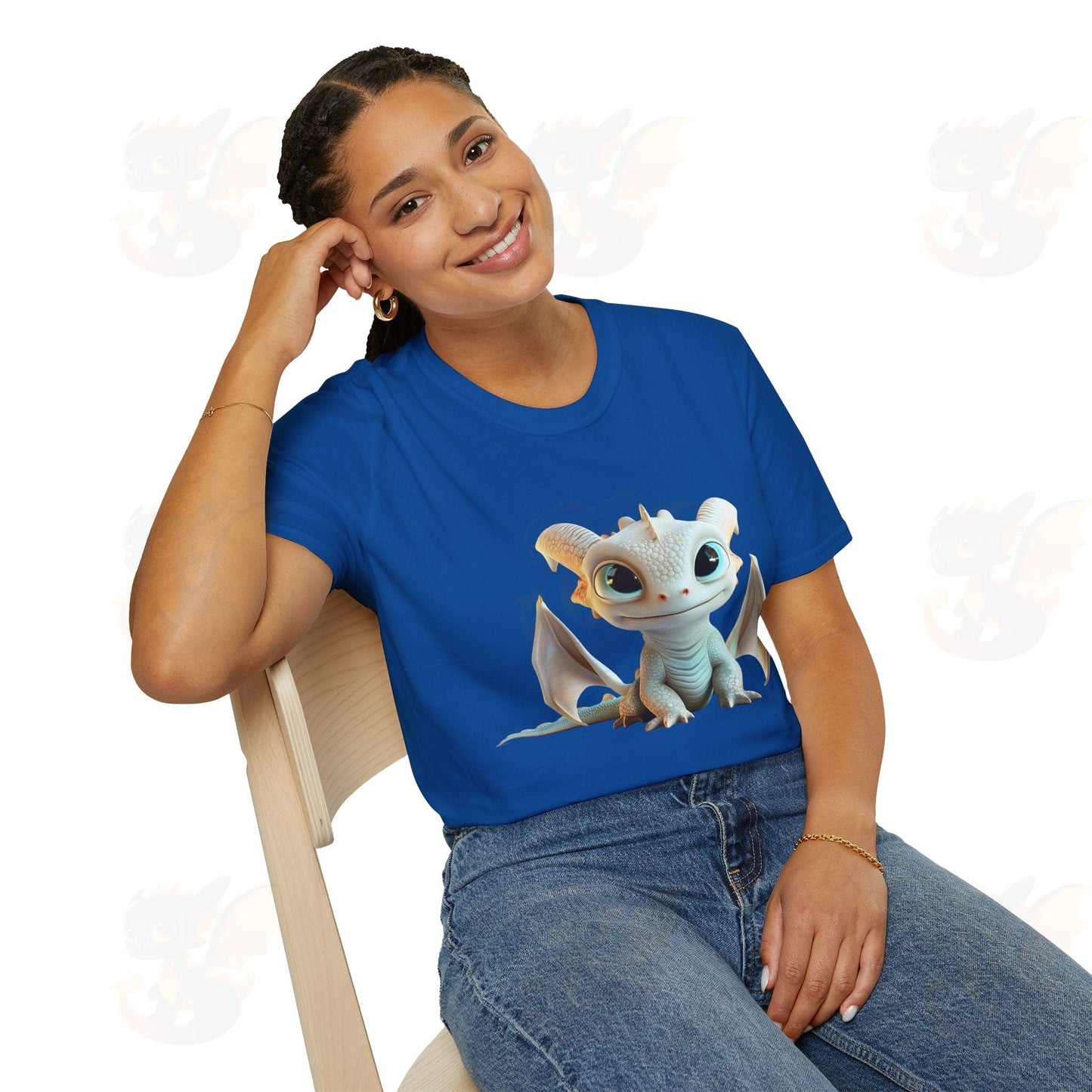 Cute Little Dragon - Unisex Softstyle T-Shirt