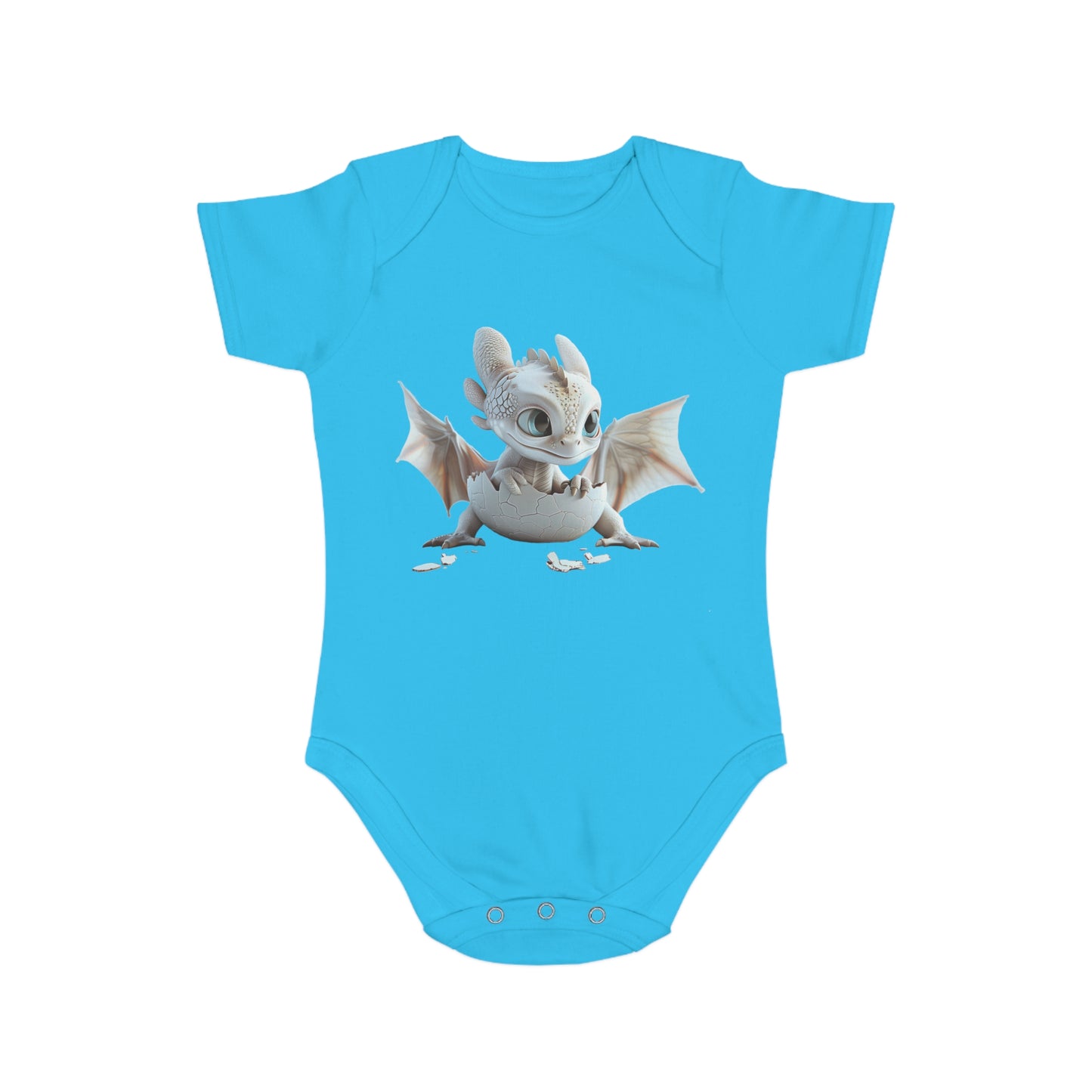 Baby Dragon Hatchling Short Sleeve Bodysuit | Teeny Tiny Dragons