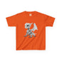 Little White Robot Dragon Kids Heavy Cotton T-Shirt - Teeny Tiny Dragons