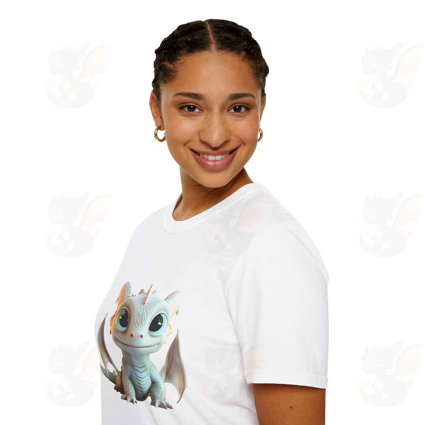 Cute Little Dragon - Unisex Softstyle T-Shirt
