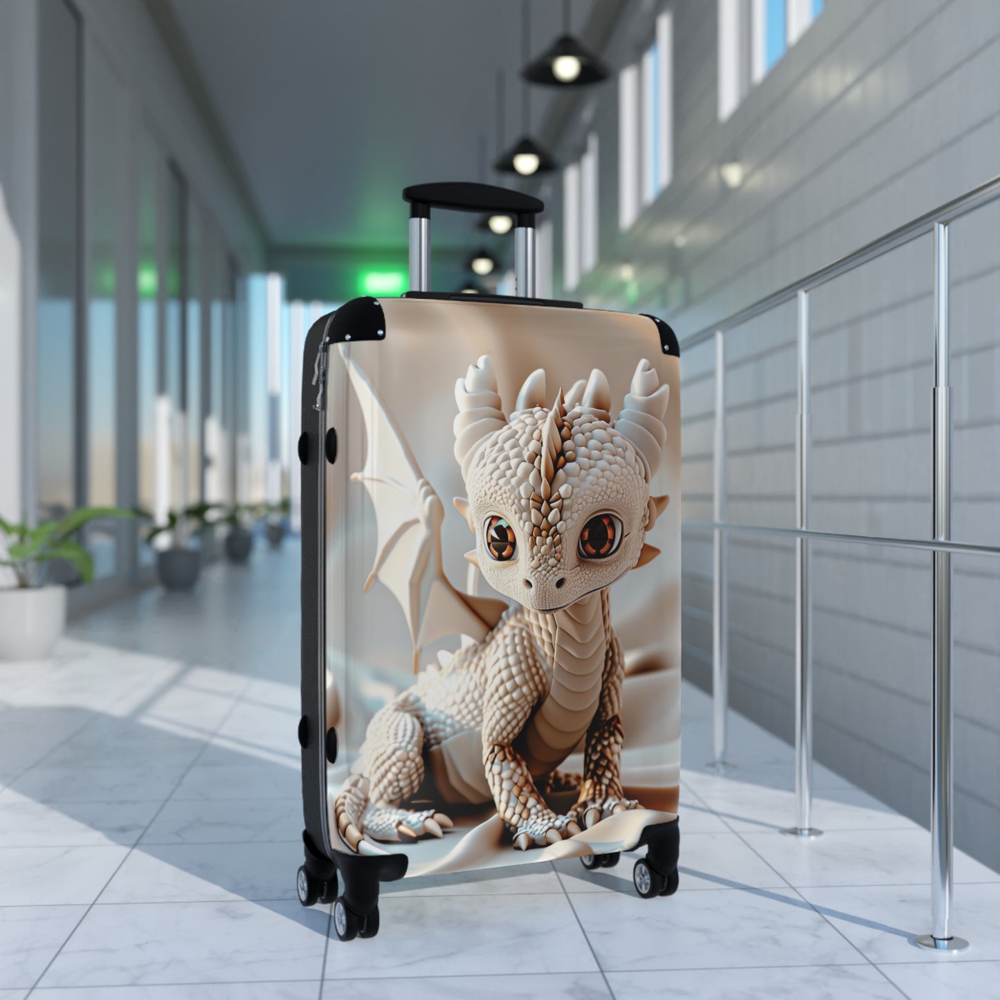 Baby White Dragon Suitcase - Teeny Tiny Dragons