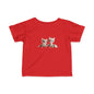 Frosty Twin Baby Dragons Infant Fine Jersey T-Shirt - Teeny Tiny Dragons