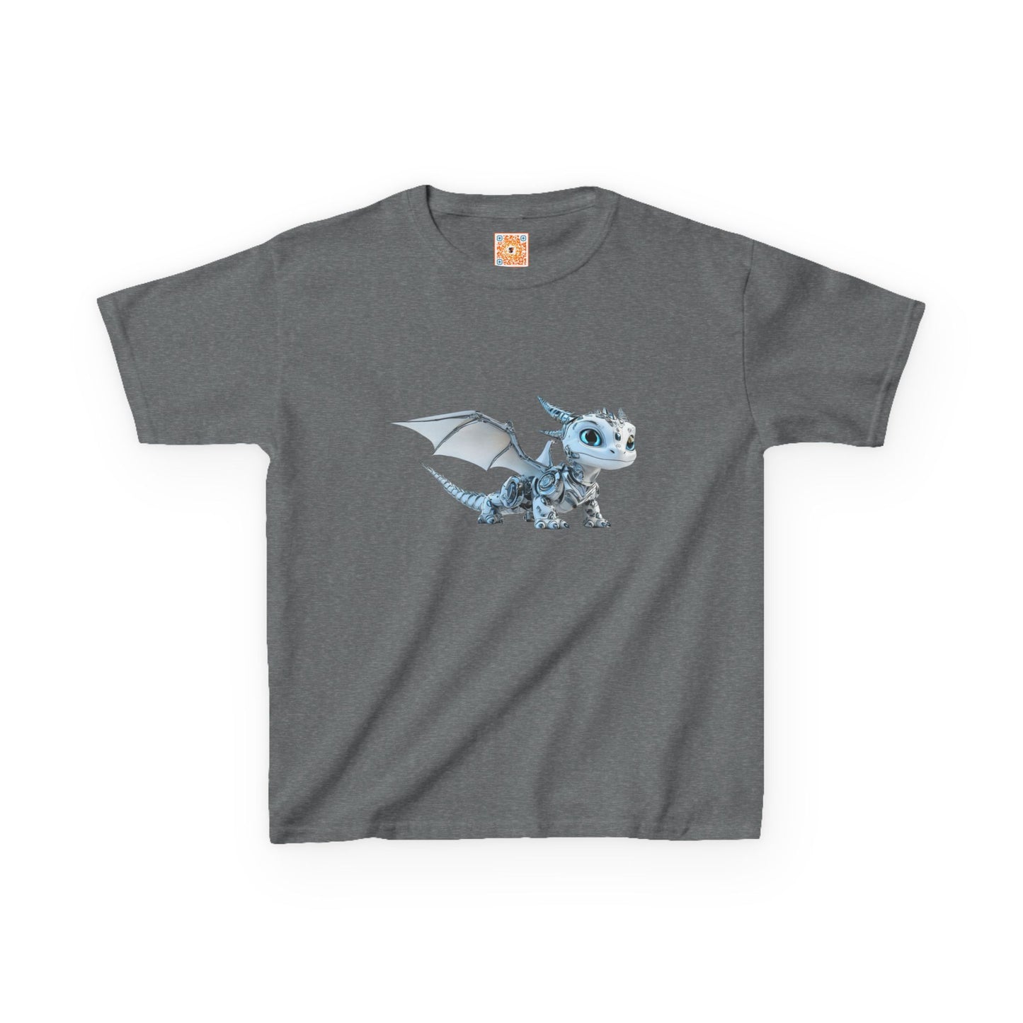 Fun Flying Robot Dragon Kids Heavy Cotton Tee - Teeny Tiny Dragons
