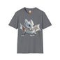 Baby Dragon Hatching from Egg Adult Unisex Softstyle T-Shirt - Teeny Tiny Dragons