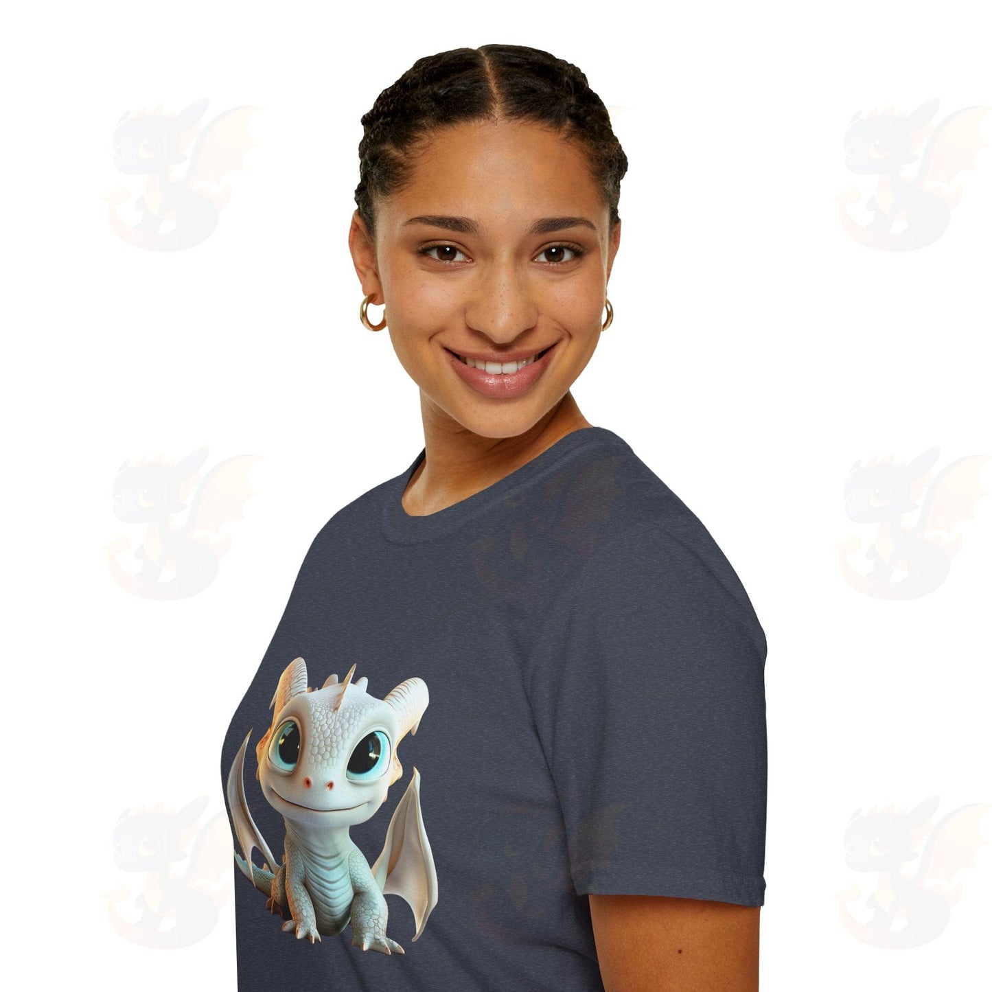 Cute Little Dragon - Unisex Softstyle T-Shirt
