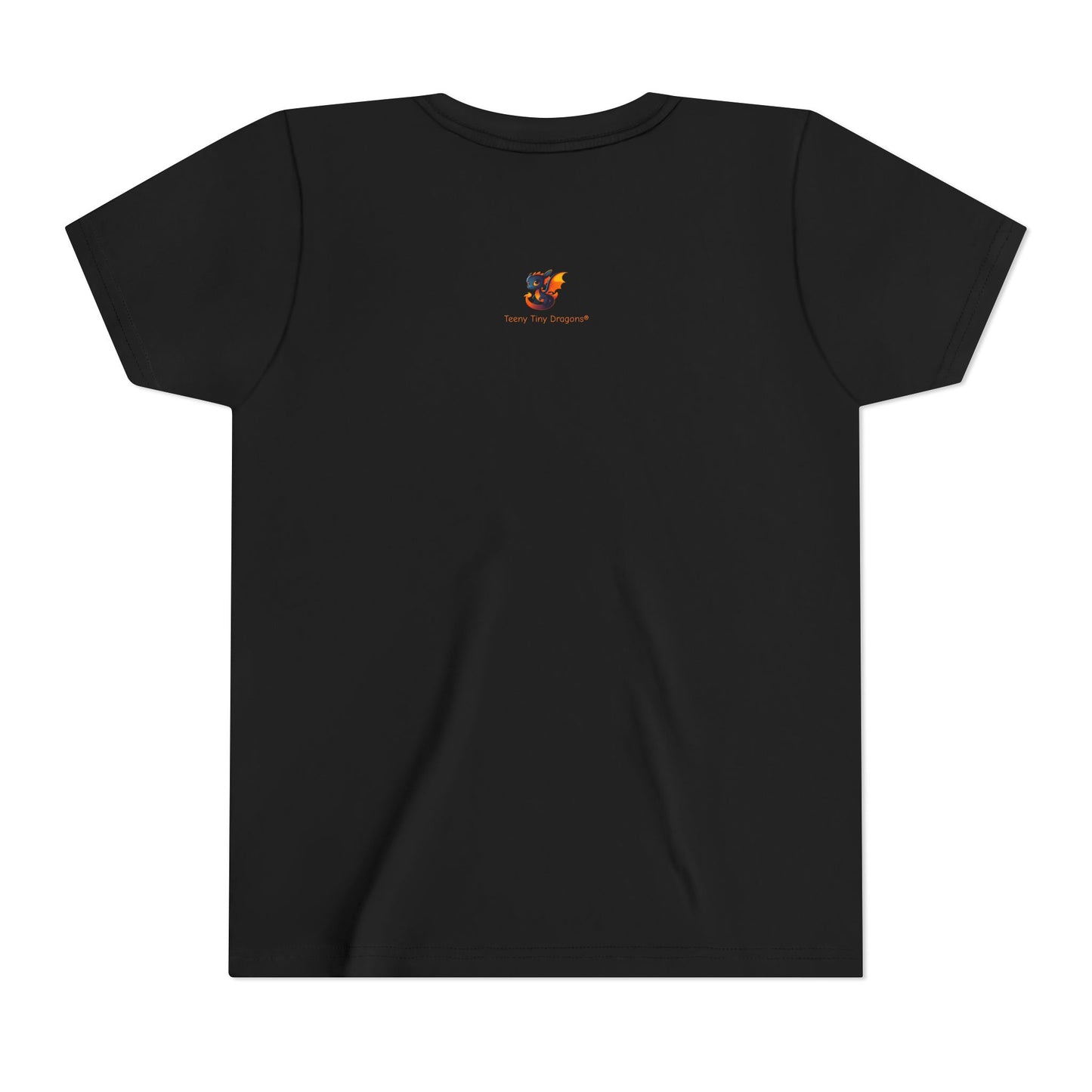 Very Cute Robot Dragon - Youth Short Sleeve T-Shirt - Teeny Tiny Dragons