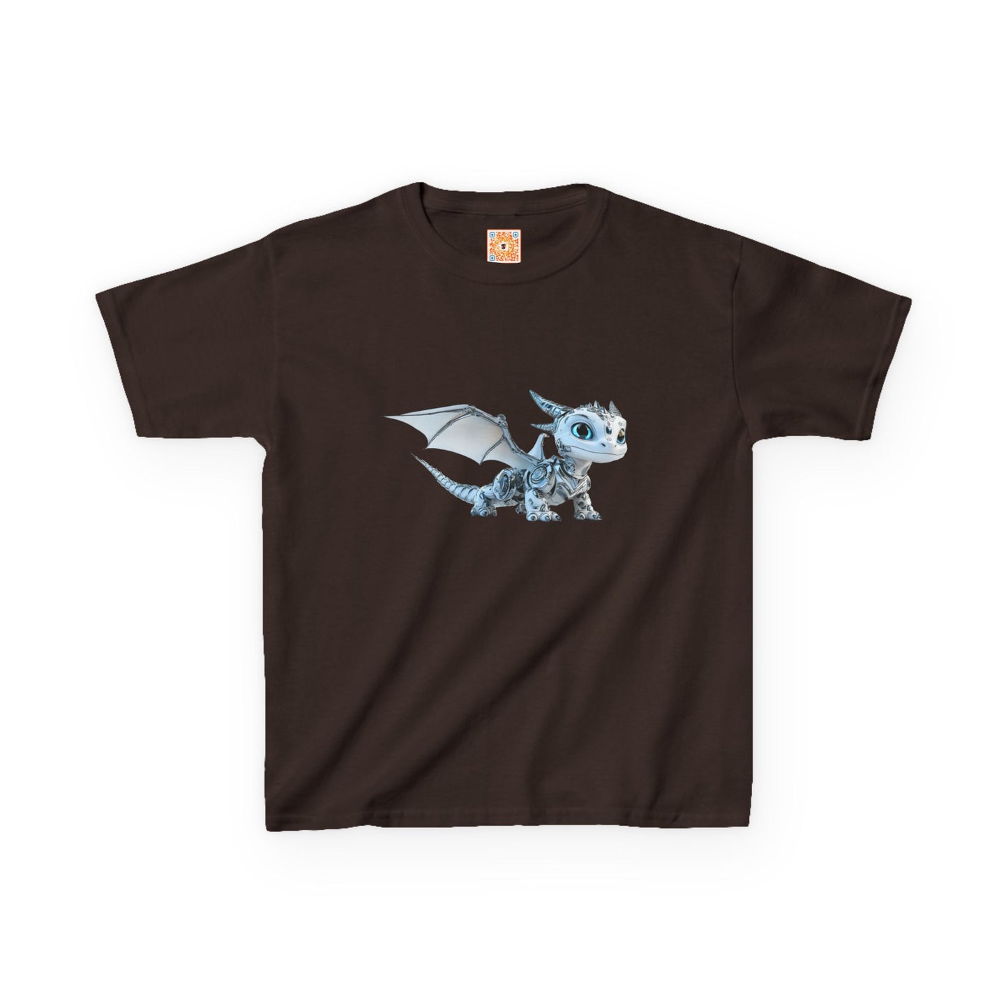 Fun Flying Robot Dragon Kids Heavy Cotton Tee - Teeny Tiny Dragons