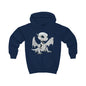 White Robot Dragon Kids Hoodie | Teeny Tiny Dragons