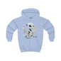 White Robot Dragon Kids Hoodie | Teeny Tiny Dragons