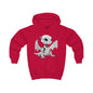 White Robot Dragon Kids Hoodie | Teeny Tiny Dragons
