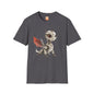Chrome Robot Dragon Adult Unisex Softstyle T-Shirt - Teeny Tiny Dragons