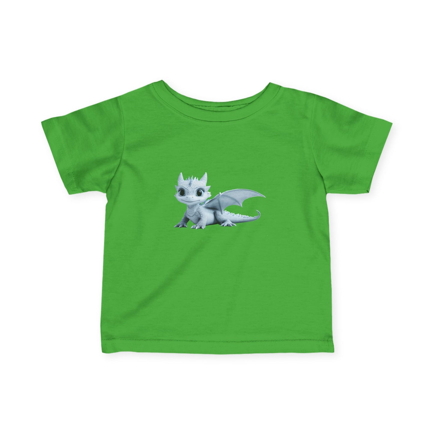 Cute Little Blue Dragon Infant Fine Jersey T-Shirt - Teeny Tiny Dragons