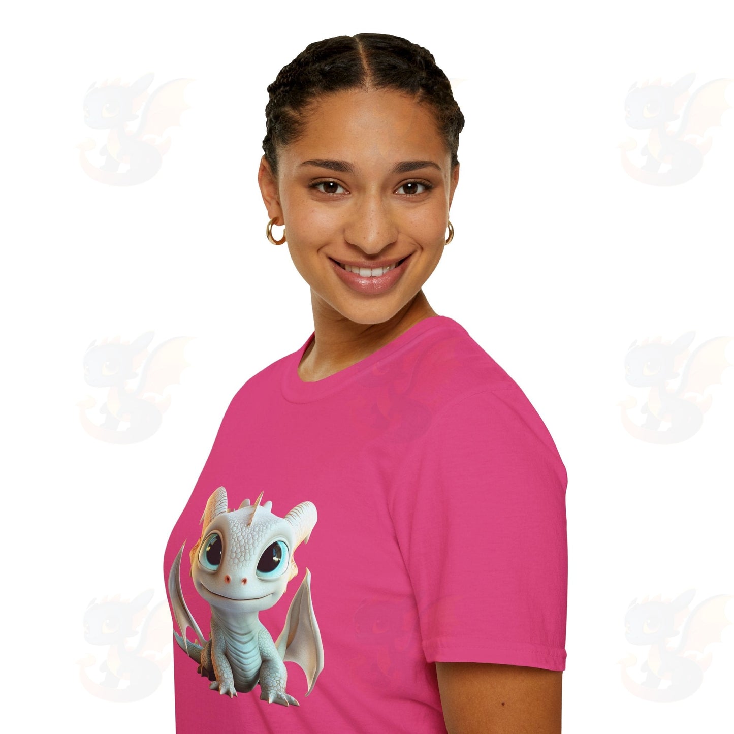 Cute Little Dragon - Unisex Softstyle T-Shirt